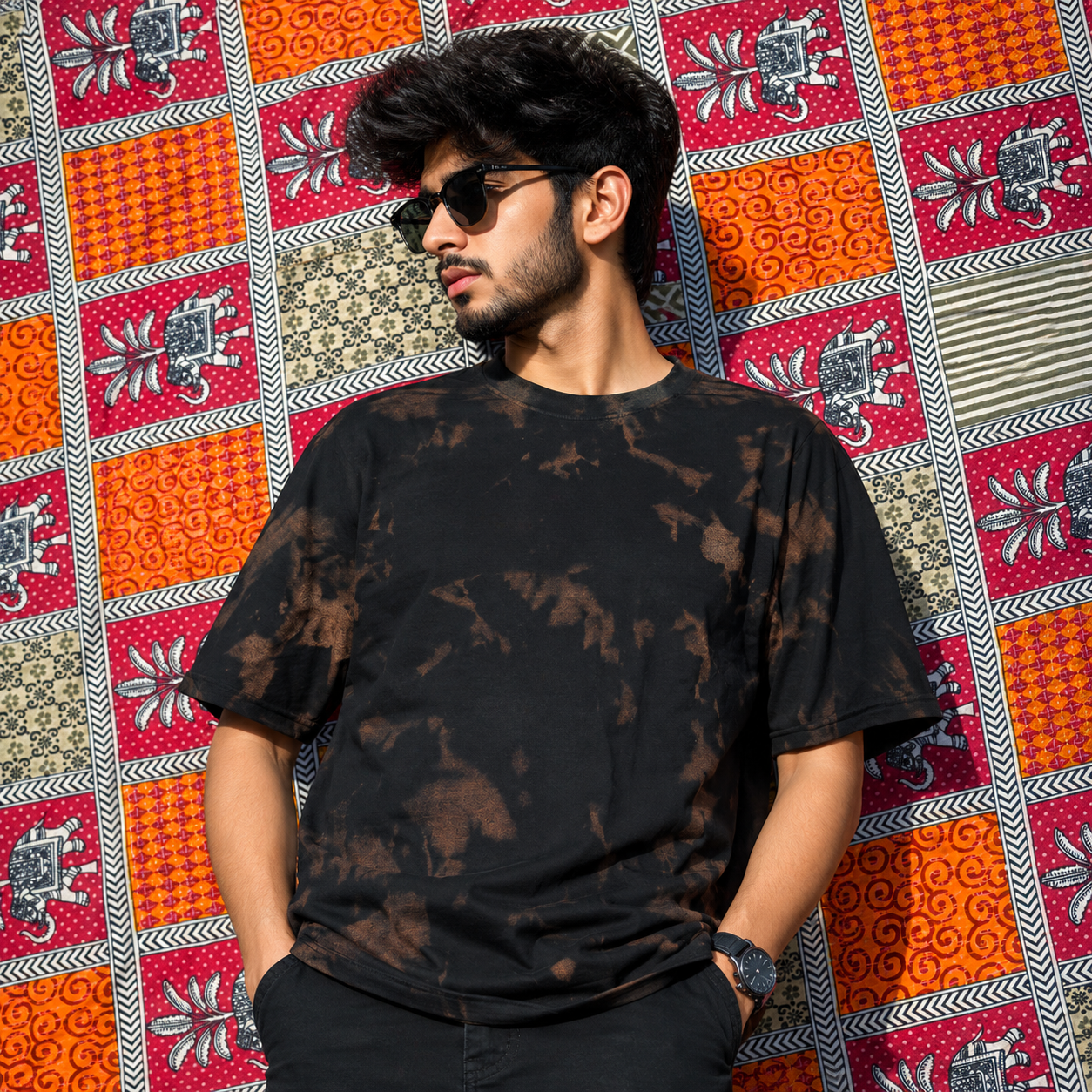 180 GSM Bio Wash OverSize t-shirt, Cotton