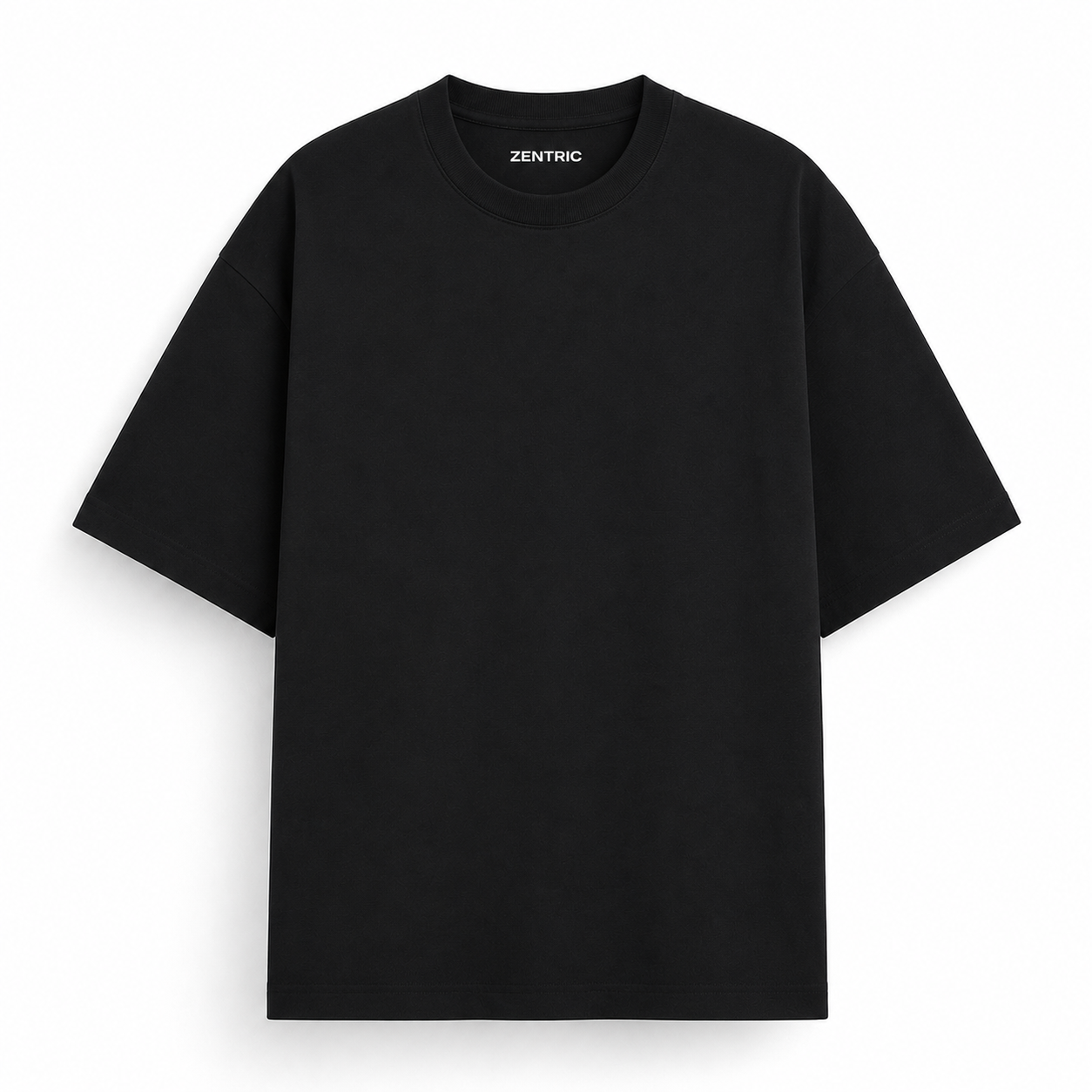 180 GSM Black OverSize t-shirt, 100% Cotton